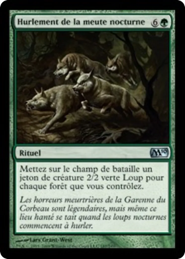 Hurlement de la meute nocturne — Magic 2010 — Magic: The Gathering