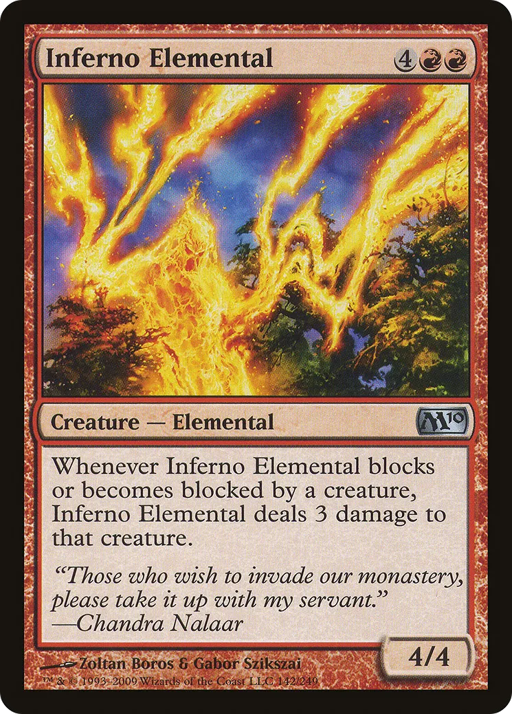 Inferno Elemental — Magic 2010 — Magic: The Gathering