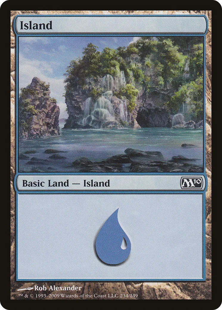 Island — Magic 2010 — Magic: The Gathering