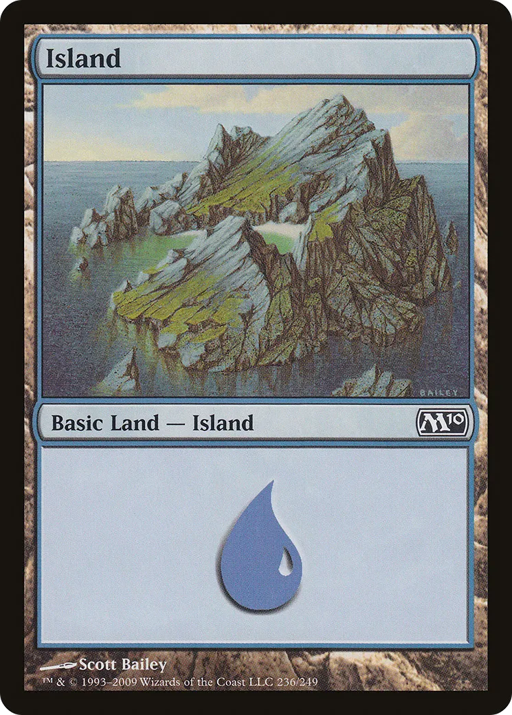 Island — Magic 2010 — Magic: The Gathering