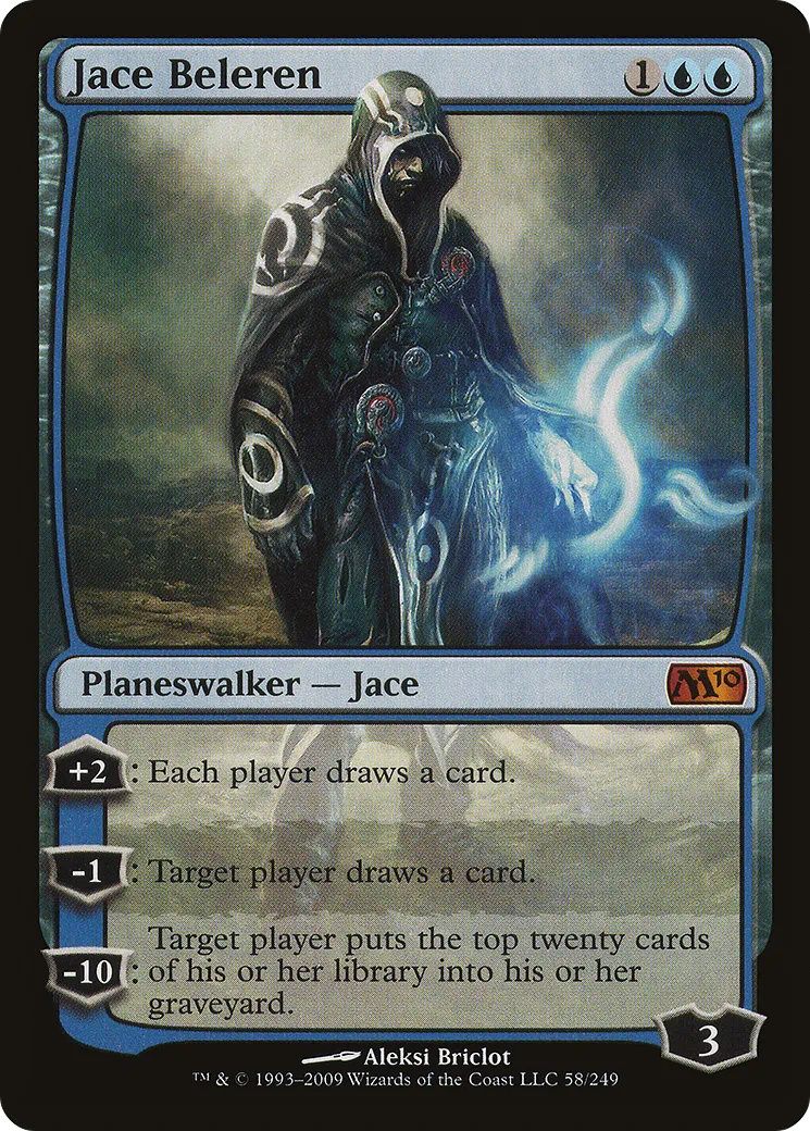 Jace Beleren — Magic 2010 — Magic: The Gathering