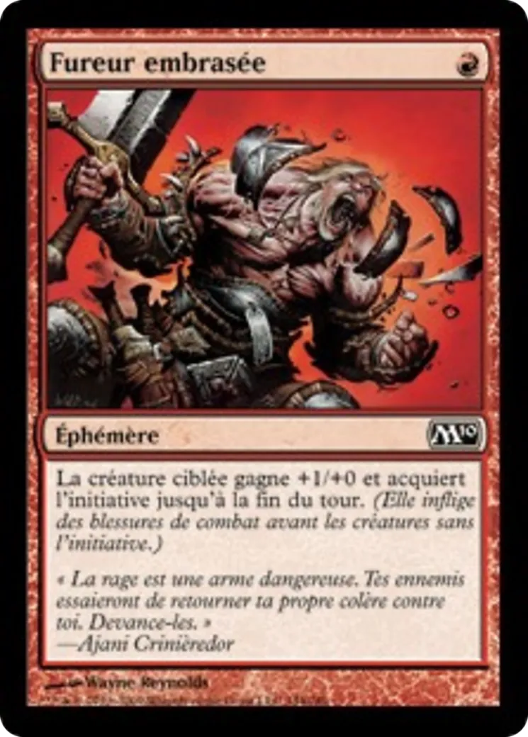 Fureur embrasée — Magic 2010 — Magic: The Gathering