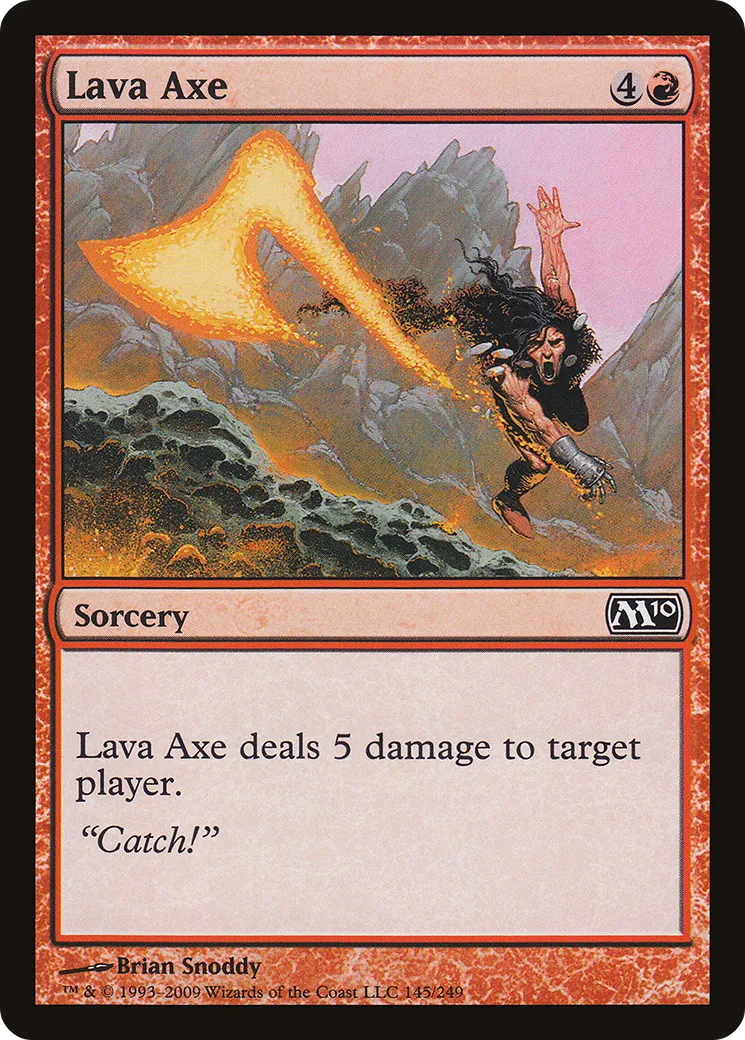 Lava Axe — Magic 2010 — Magic: The Gathering