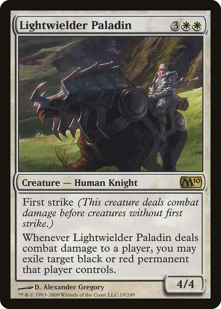 Lightwielder Paladin — Magic 2010 — Magic: The Gathering