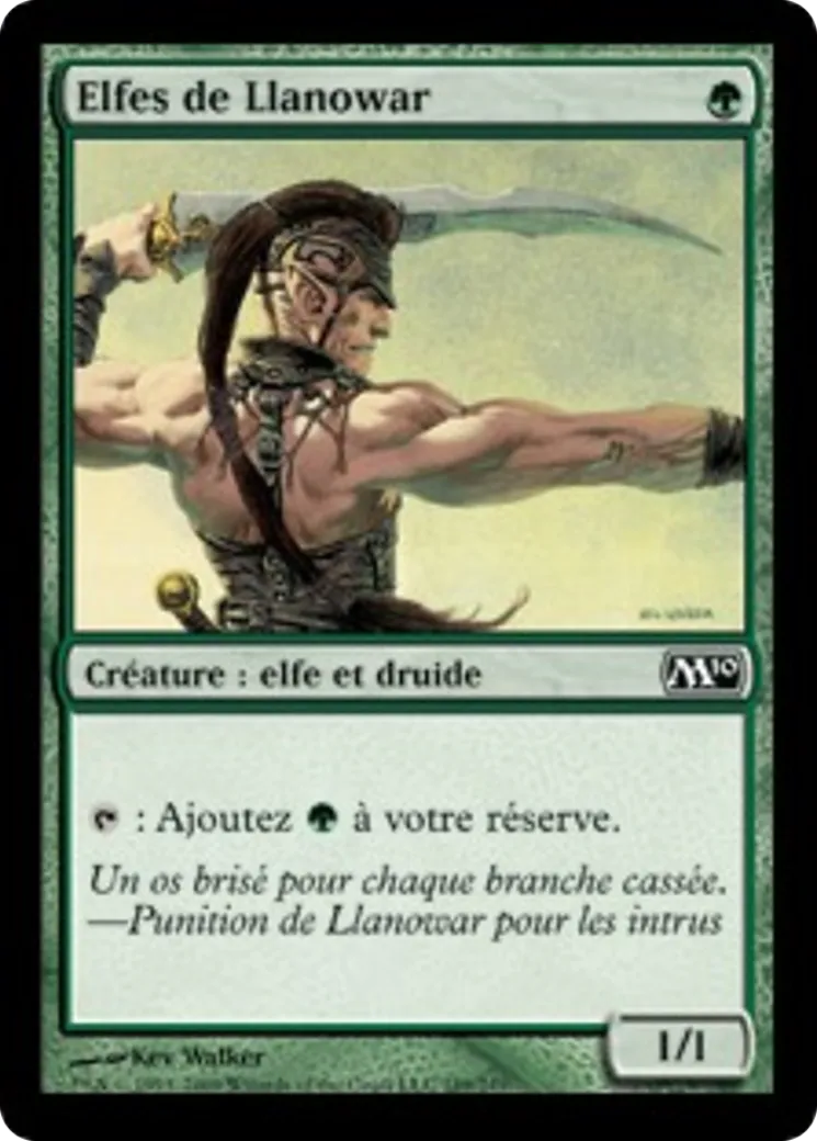 Elfes de Llanowar — Magic 2010 — Magic: The Gathering
