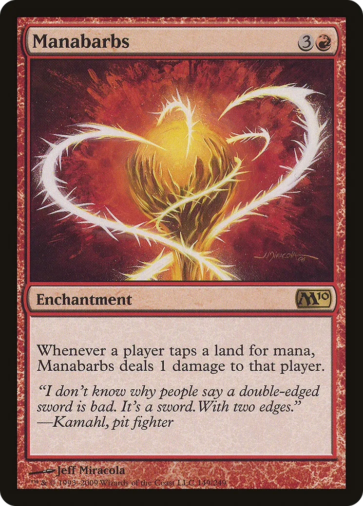 Manabarbs — Magic 2010 — Magic: The Gathering