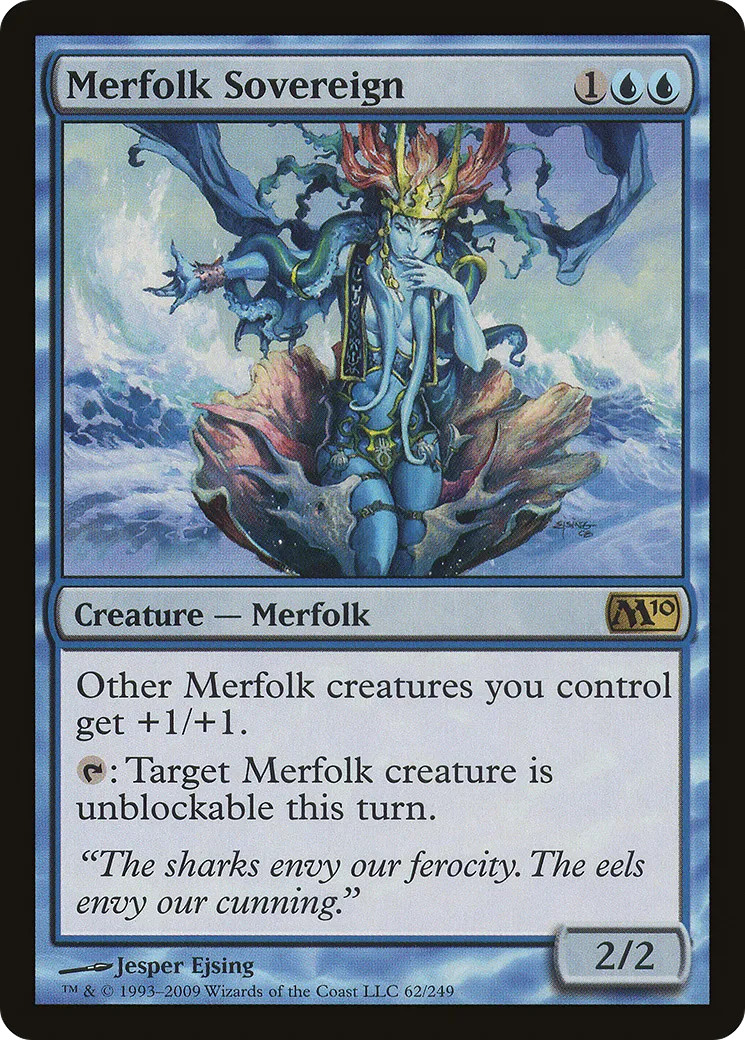 Merfolk Sovereign — Magic 2010 — Magic: The Gathering