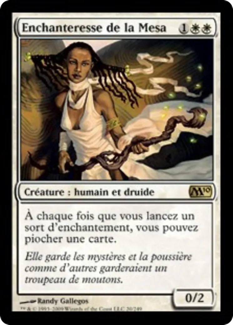 Enchanteresse de la Mesa — Magic 2010 — Magic: The Gathering