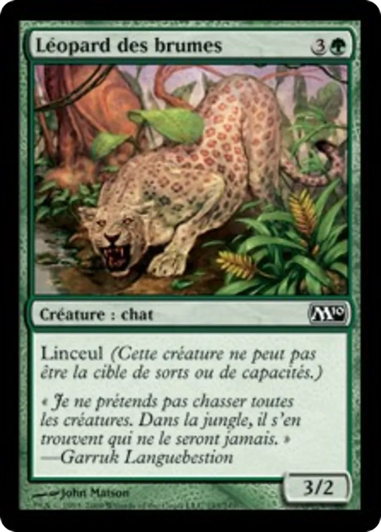 Léopard des brumes — Magic 2010 — Magic: The Gathering