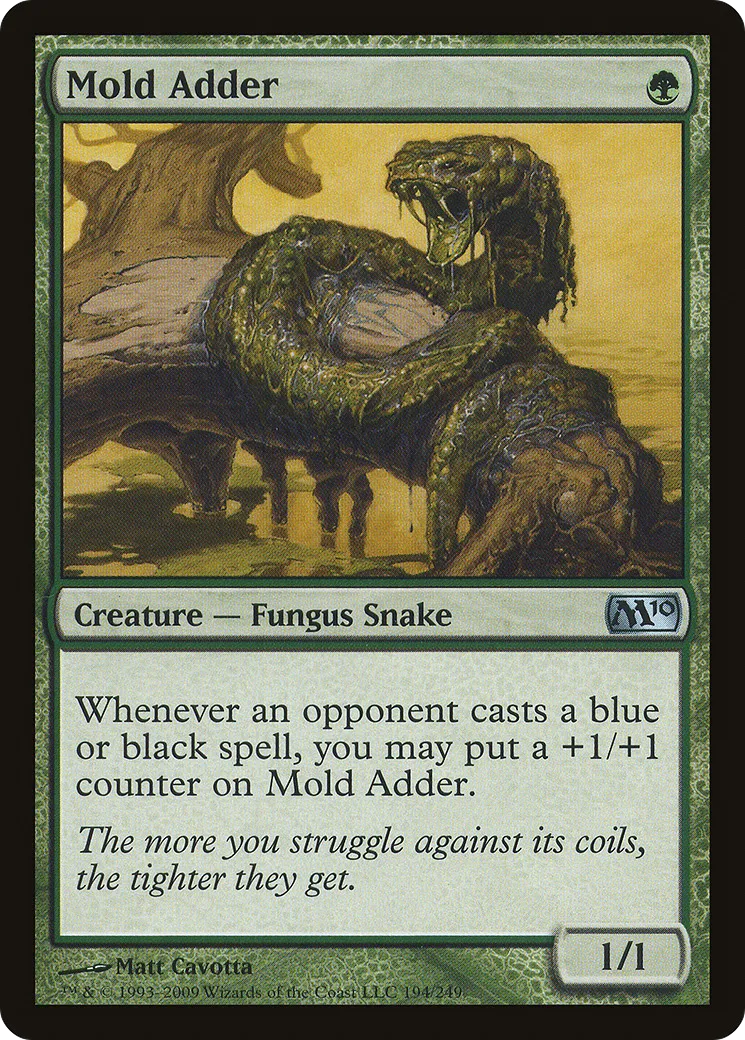 Vipère de moisissure — Magic 2010 — Magic: The Gathering
