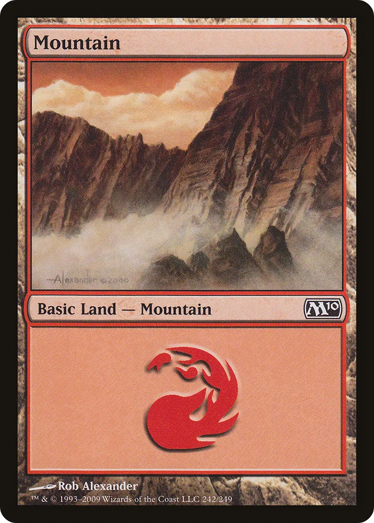 Mountain — Magic 2010 — Magic: The Gathering