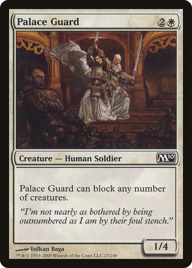 Palace Guard — Magic 2010 — Magic: The Gathering