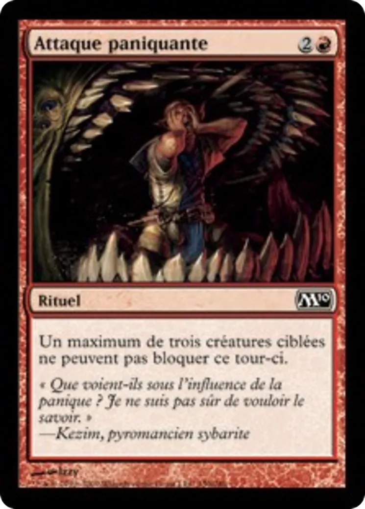 Attaque paniquante — Magic 2010 — Magic: The Gathering