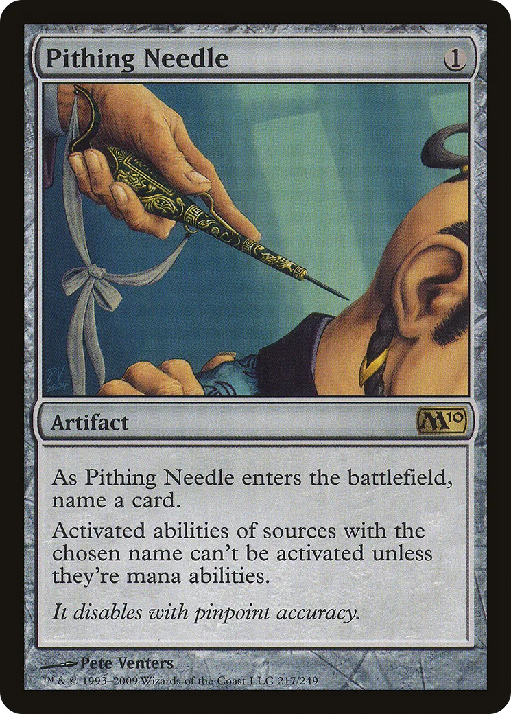 Pithing Needle — Magic 2010 — Magic: The Gathering