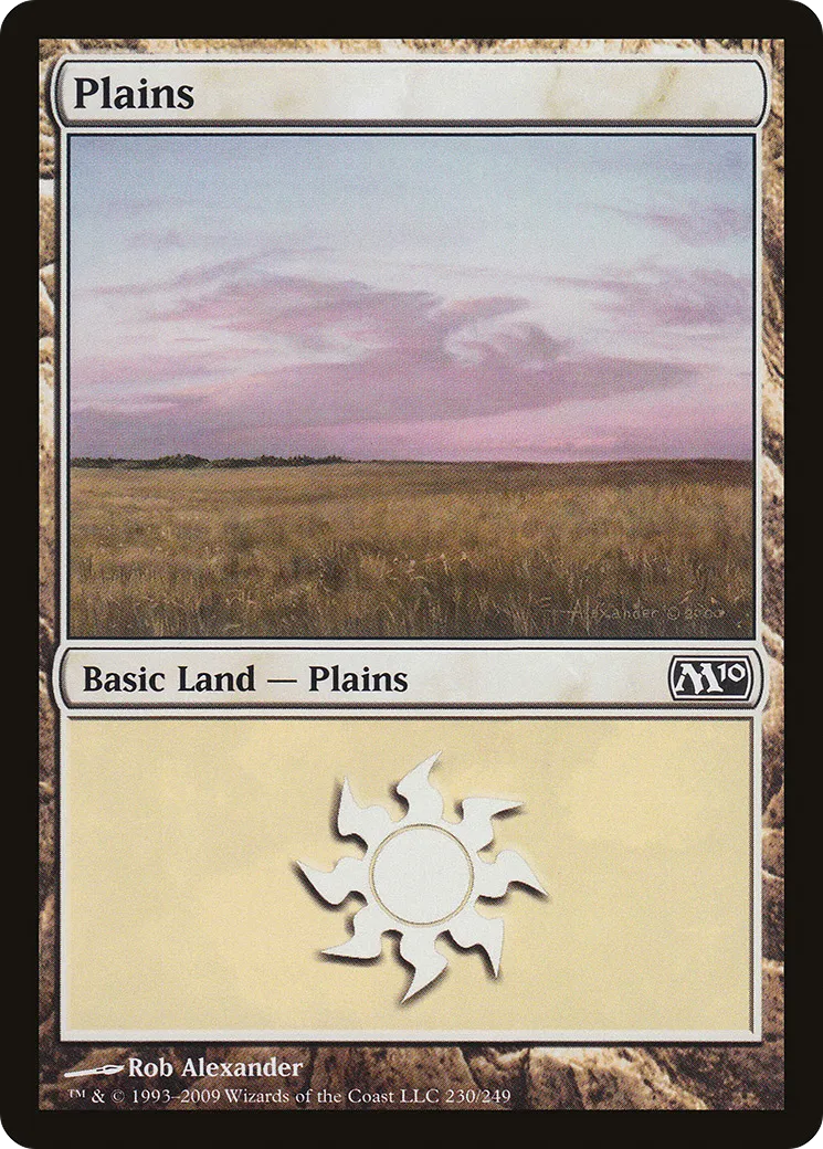 Plaine — Magic 2010 — Magic: The Gathering