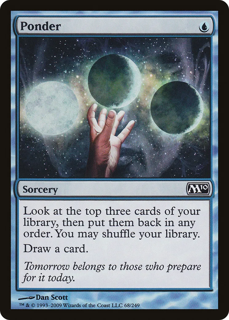 Ponder — Magic 2010 — Magic: The Gathering