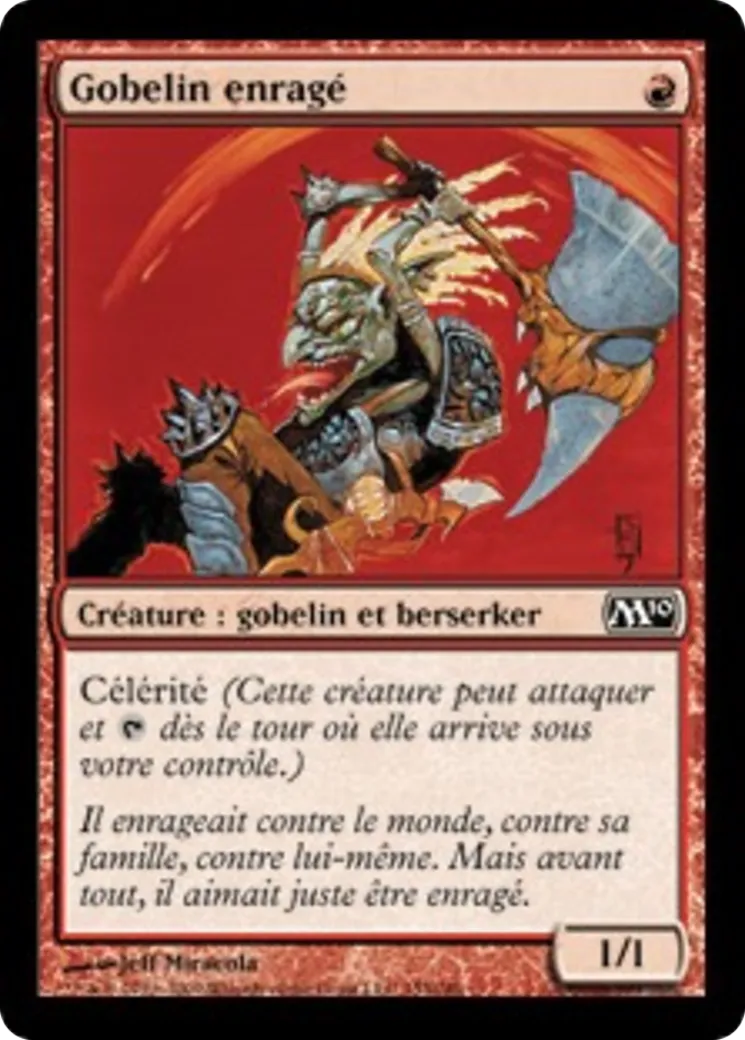 Gobelin enragé — Magic 2010 — Magic: The Gathering