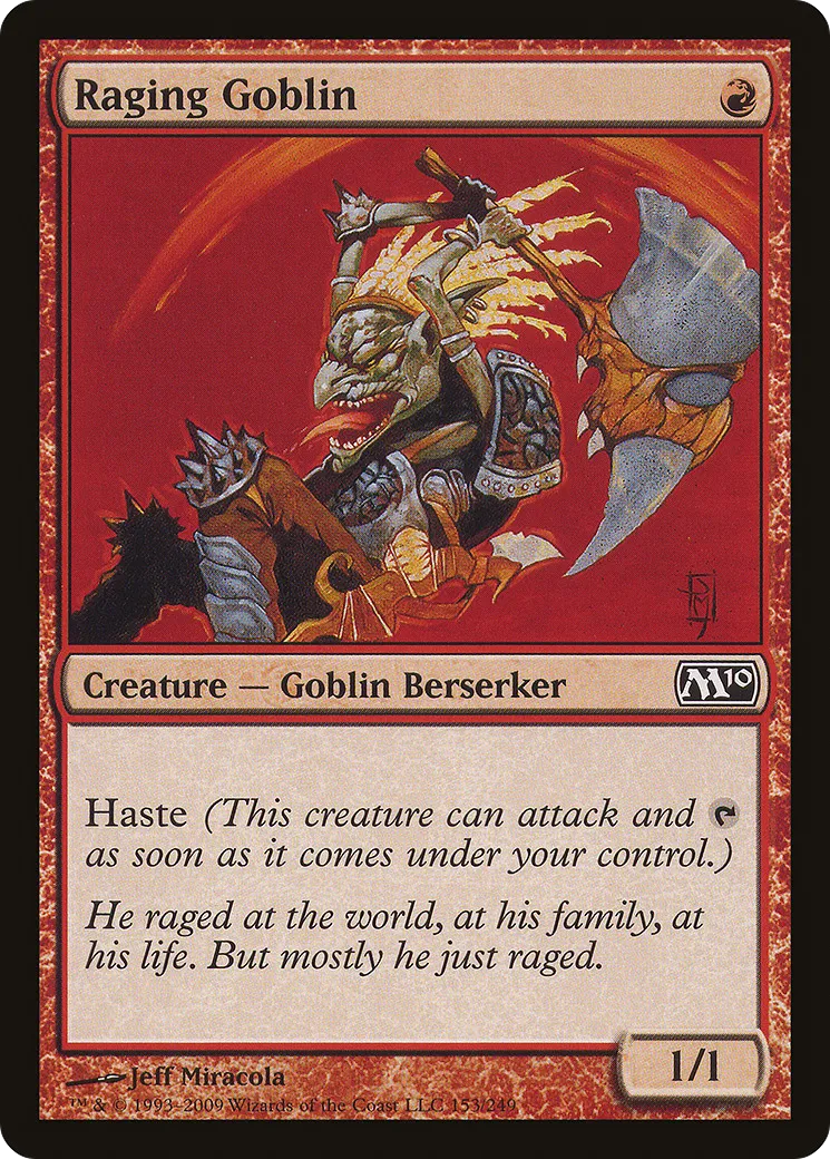 Gobelin enragé — Magic 2010 — Magic: The Gathering
