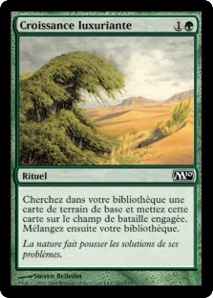 Croissance luxuriante — Magic 2010 — Magic: The Gathering