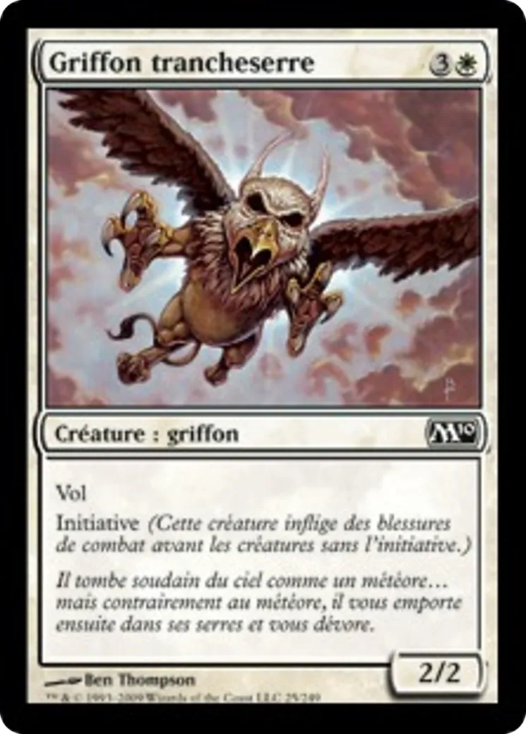 Griffon serres-rasoir — Magic 2010 — Magic: The Gathering