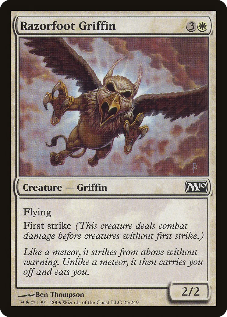 Razorfoot Griffin — Magic 2010 — Magic: The Gathering