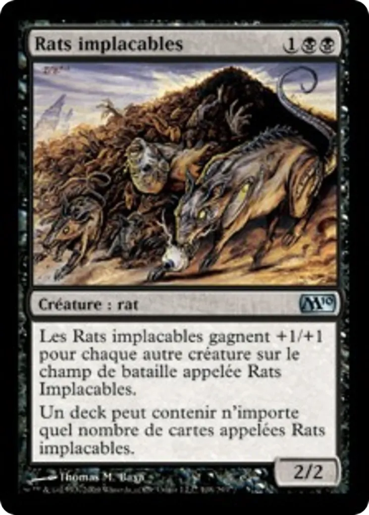 Rats implacables — Magic 2010 — Magic: The Gathering