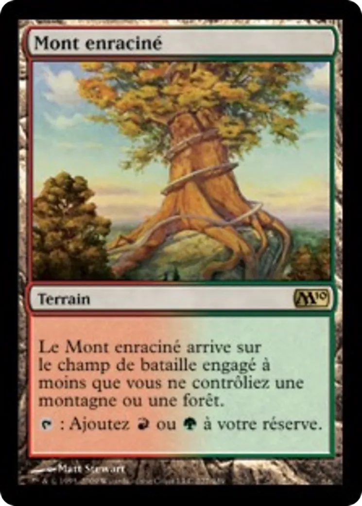 Mont enraciné — Magic 2010 — Magic: The Gathering