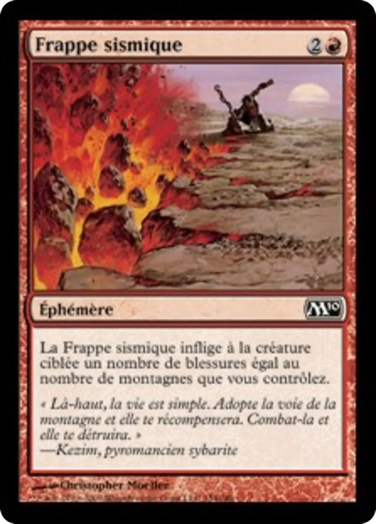 Frappe sismique — Magic 2010 — Magic: The Gathering