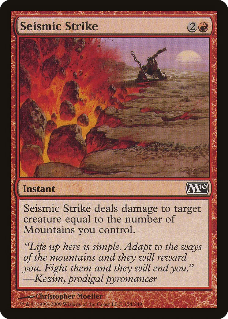 Seismic Strike — Magic 2010 — Magic: The Gathering