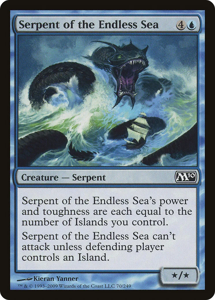 Serpent of the Endless Sea — Magic 2010 — Magic: The Gathering