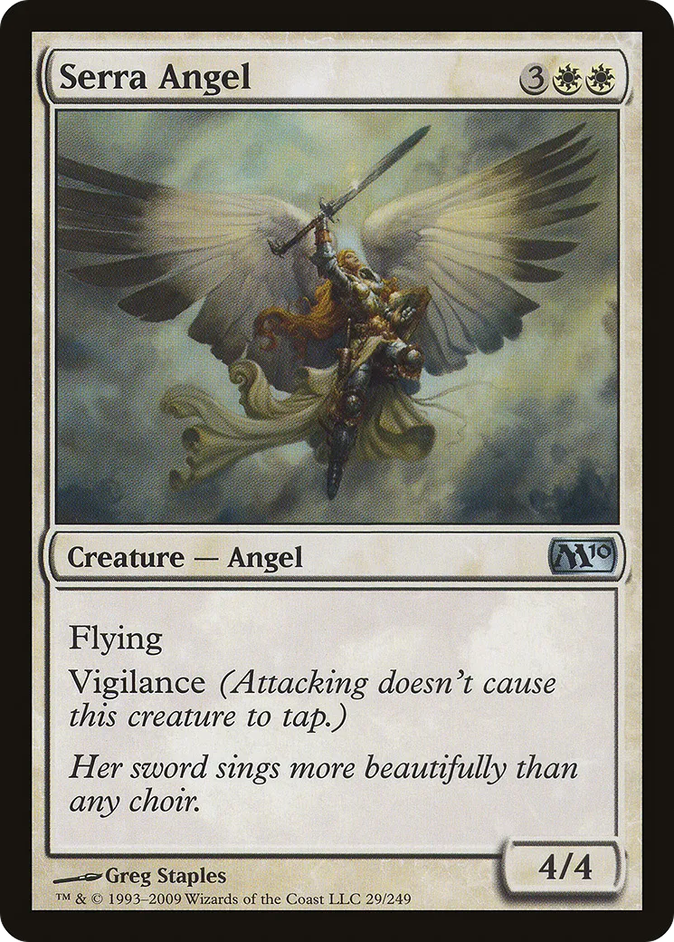 Ange de Serra — Magic 2010 — Magic: The Gathering