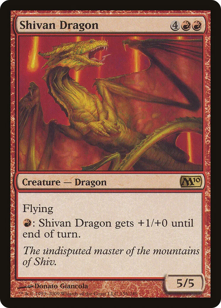Dragon shivân — Magic 2010 — Magic: The Gathering