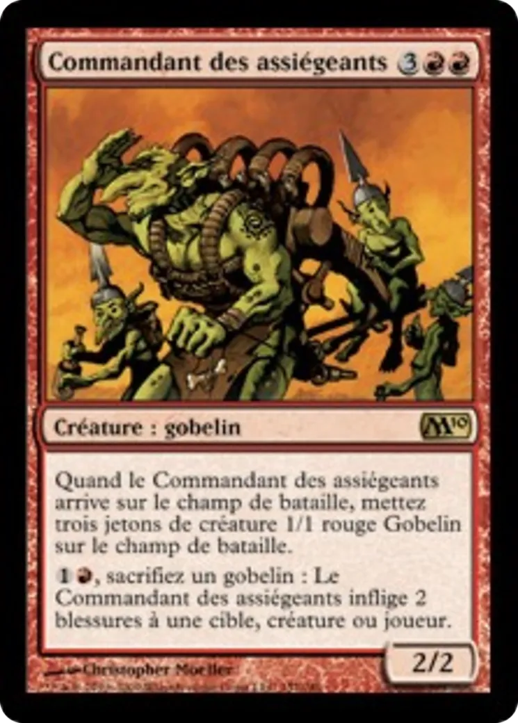 Commandant des assiégeants — Magic 2010 — Magic: The Gathering