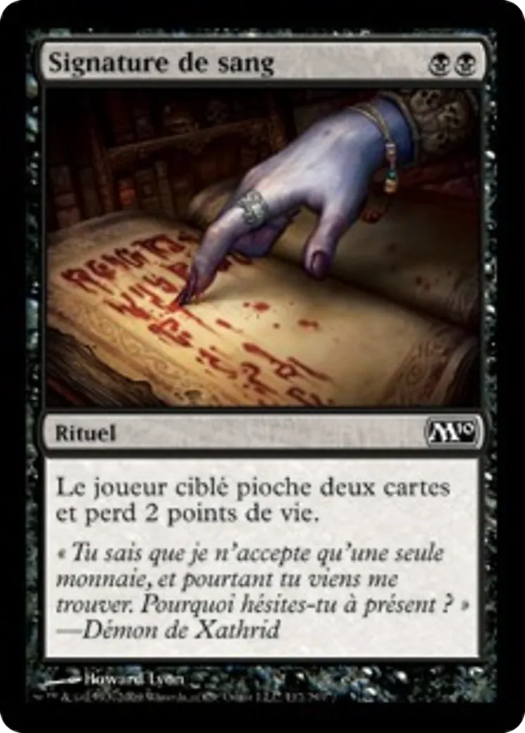 Signature de sang — Magic 2010 — Magic: The Gathering