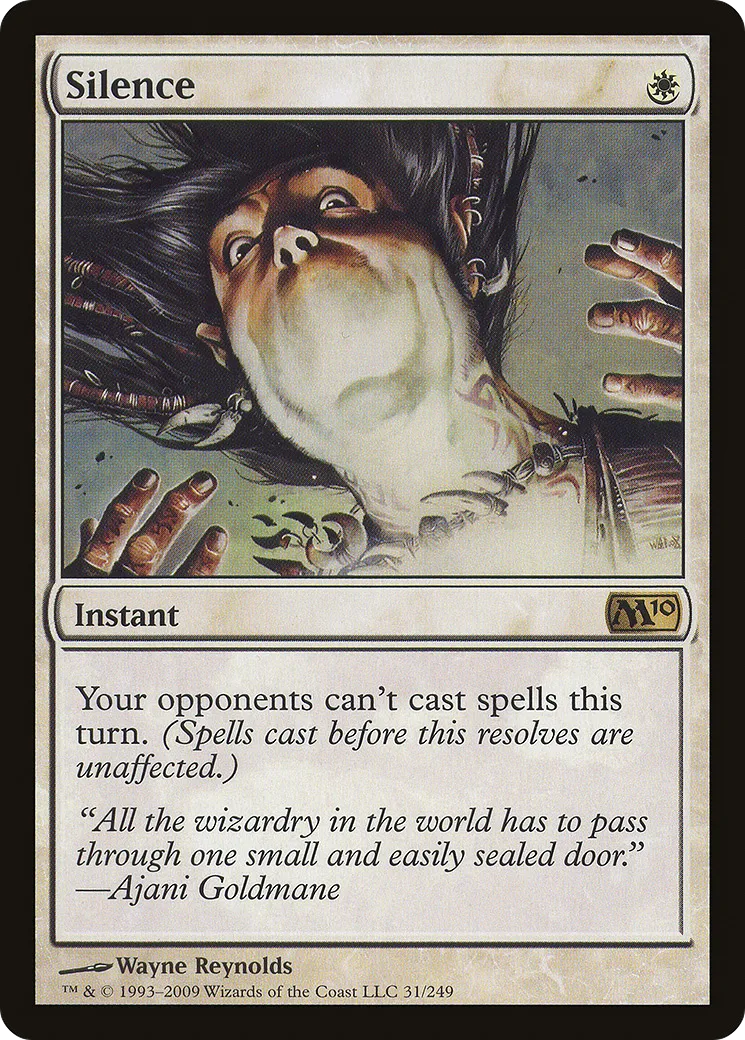 Silence — Magic 2010 — Magic: The Gathering