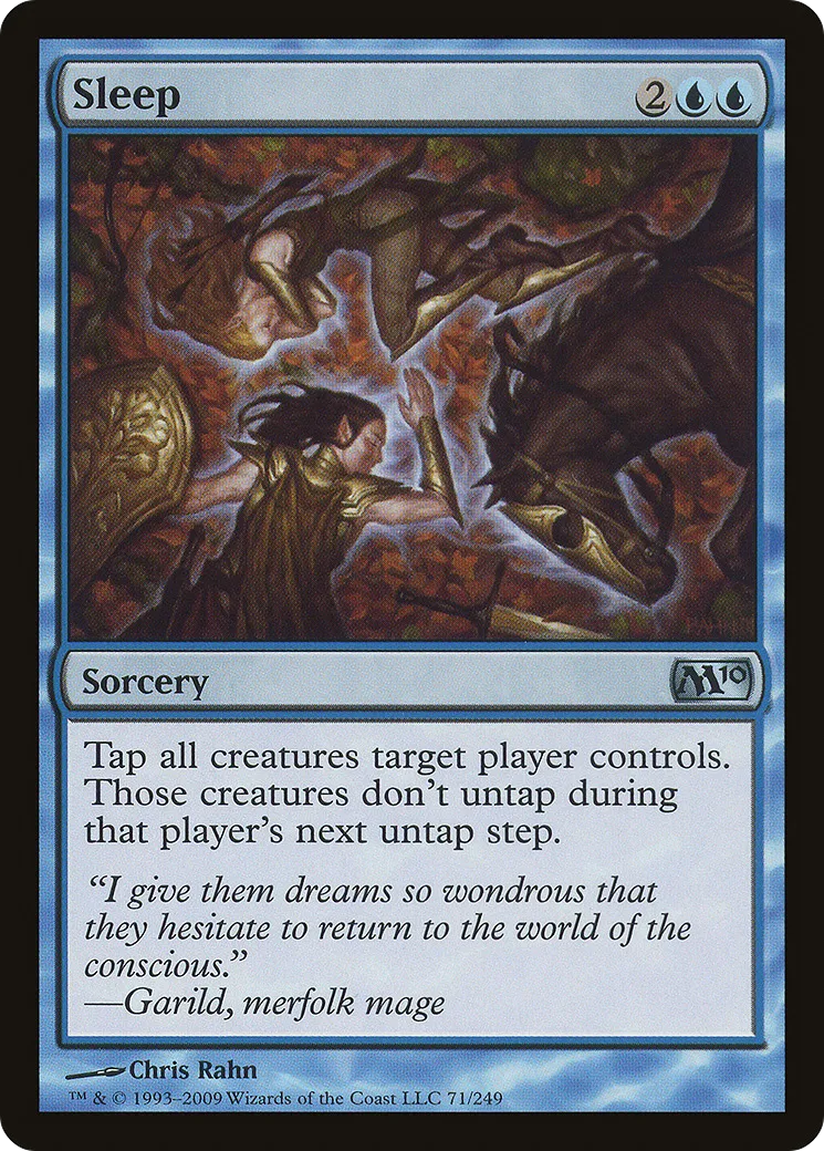 Sommeil — Magic 2010 — Magic: The Gathering