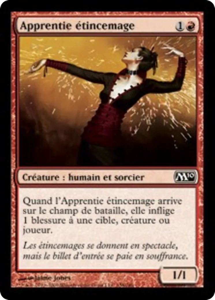 Apprentie étincemage — Magic 2010 — Magic: The Gathering
