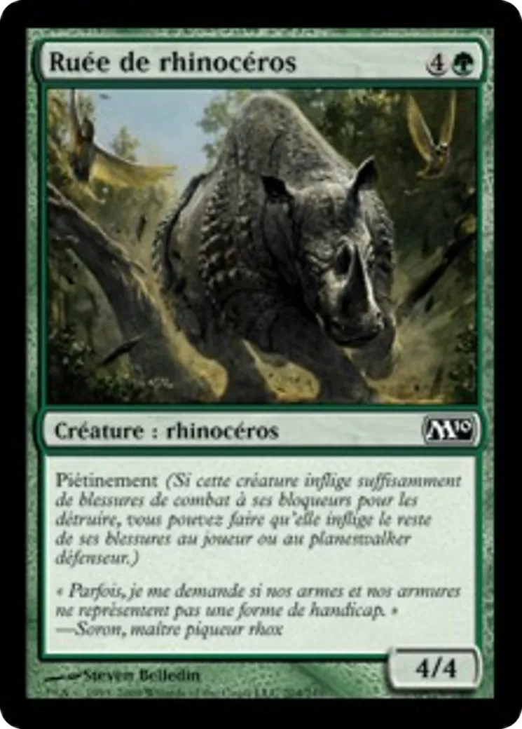 Ruée de rhinocéros — Magic 2010 — Magic: The Gathering
