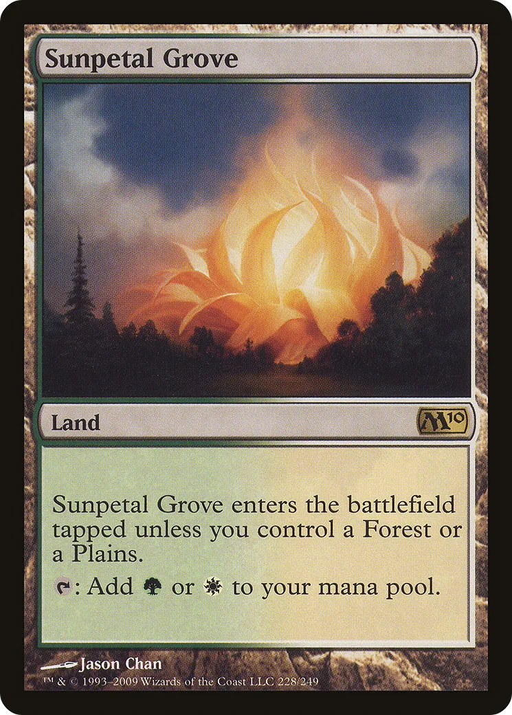 Sunpetal Grove — Magic 2010 — Magic: The Gathering
