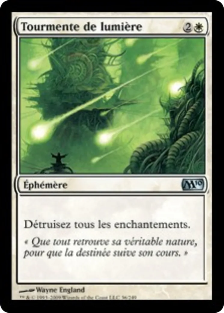 Tourmente de lumière — Magic 2010 — Magic: The Gathering