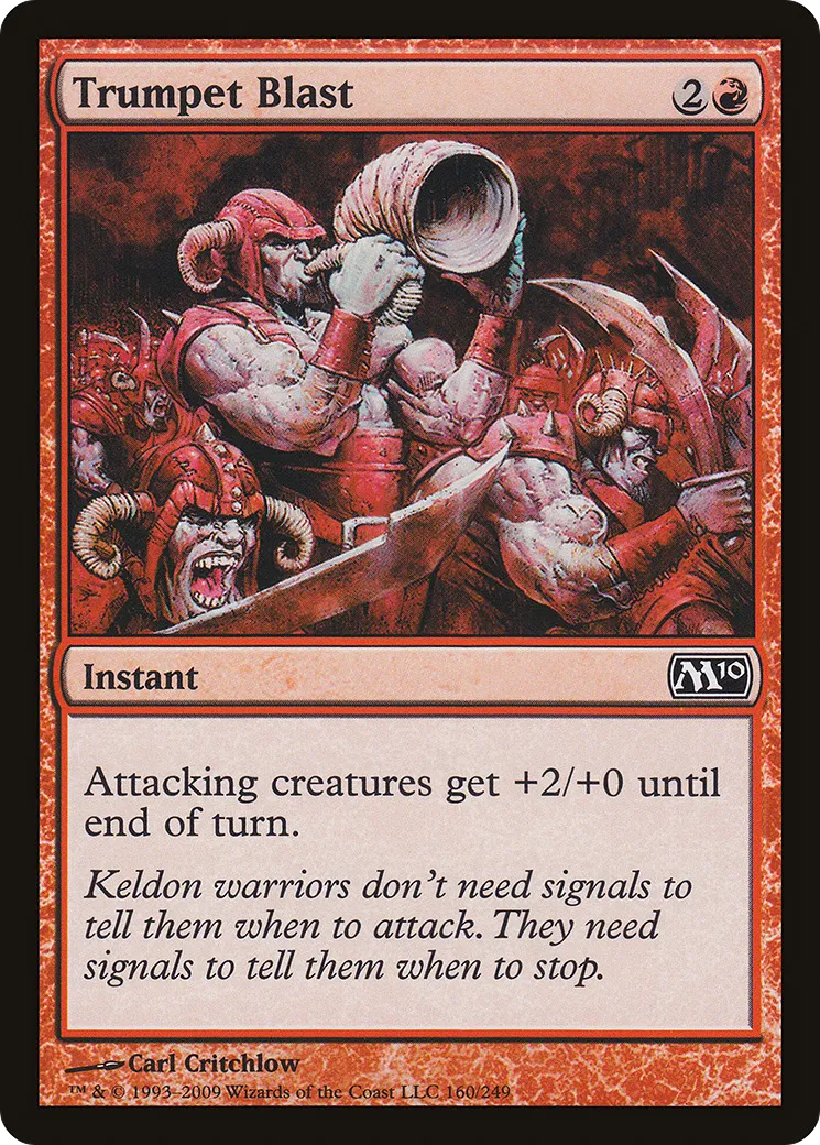 Trumpet Blast — Magic 2010 — Magic: The Gathering