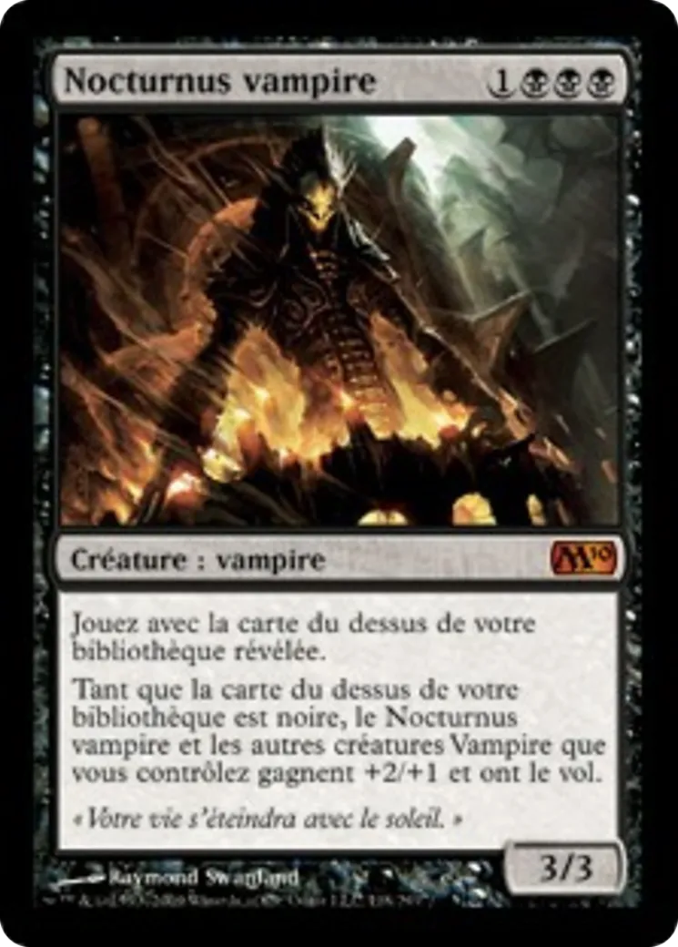 Nocturnus vampire — Magic 2010 — Magic: The Gathering