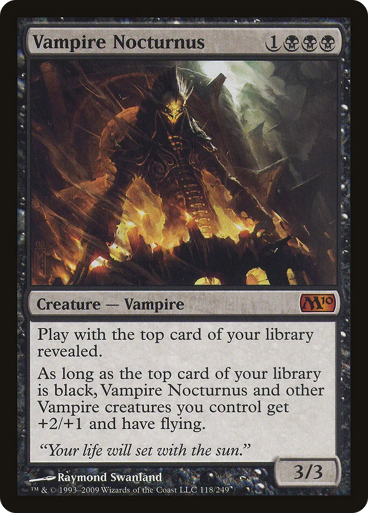 Vampire Nocturnus — Magic 2010 — Magic: The Gathering