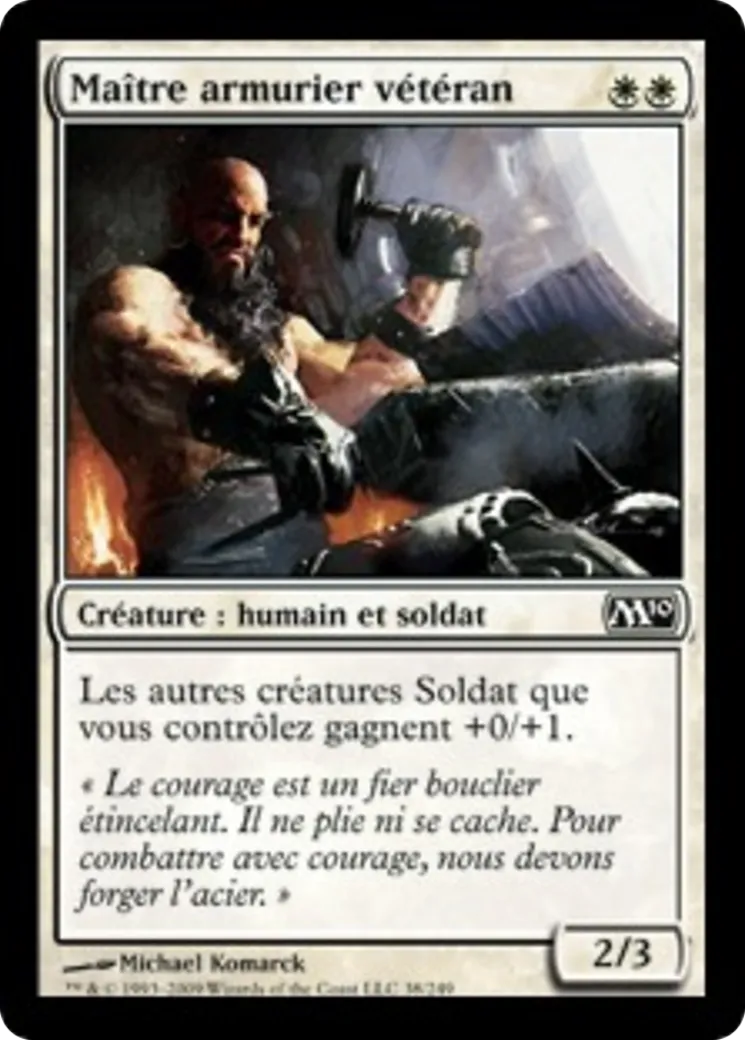 Maître armurier vétéran — Magic 2010 — Magic: The Gathering
