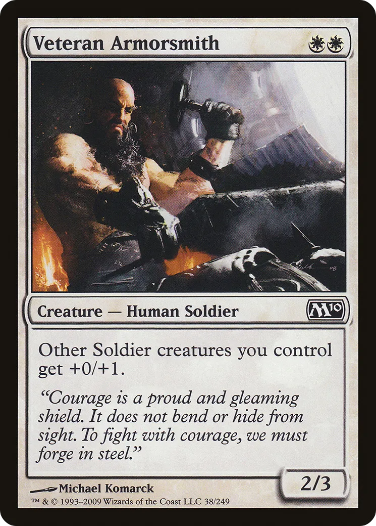 Veteran Armorsmith — Magic 2010 — Magic: The Gathering