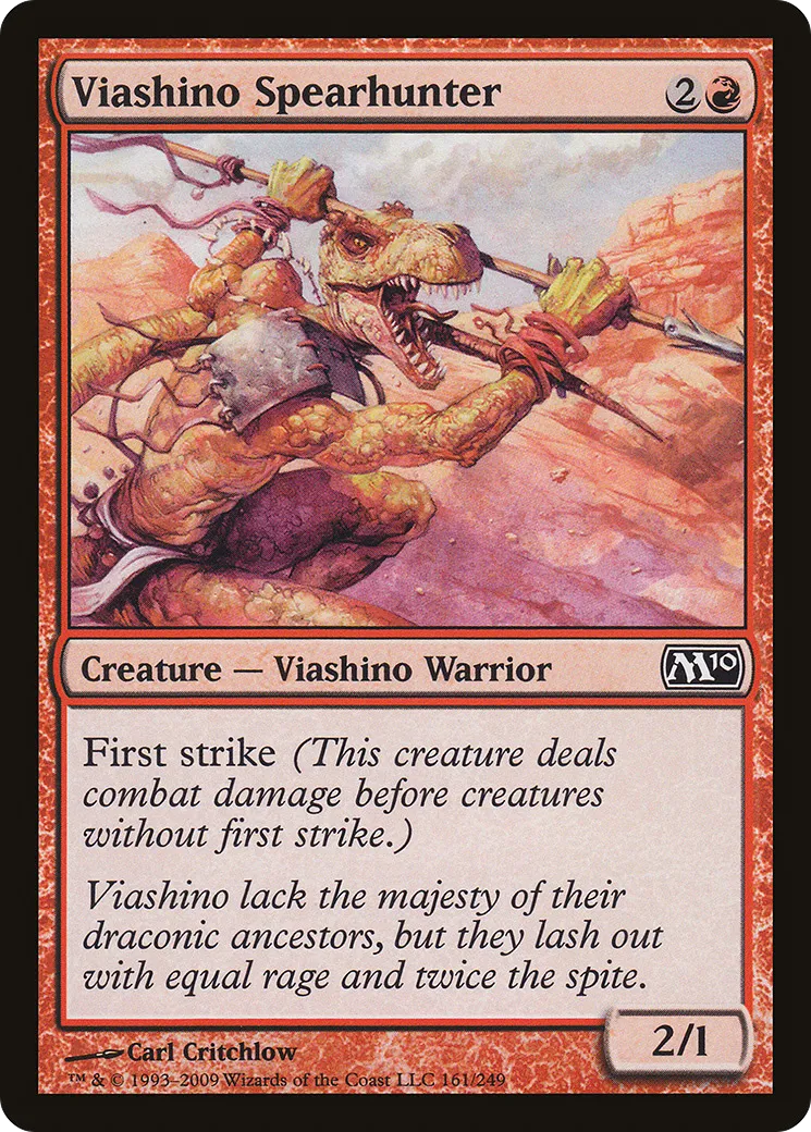 Viashino Spearhunter — Magic 2010 — Magic: The Gathering
