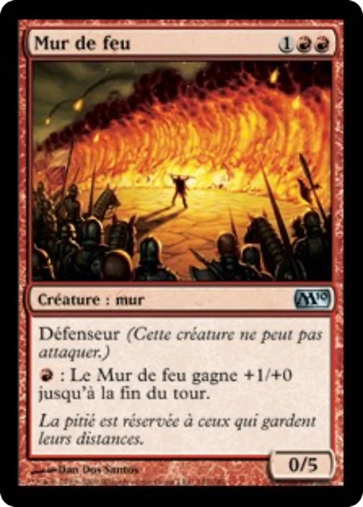 Mur de feu — Magic 2010 — Magic: The Gathering