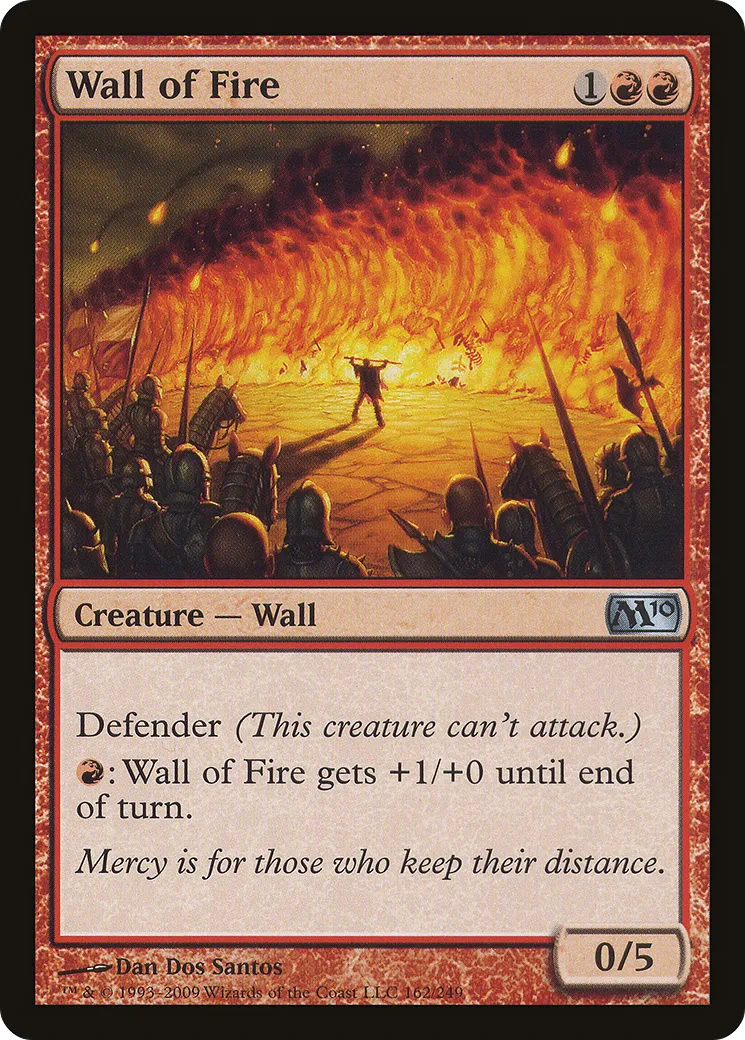 Mur de feu — Magic 2010 — Magic: The Gathering