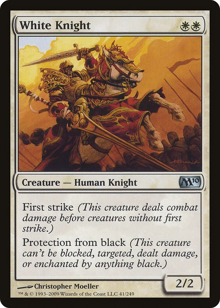 White Knight — Magic 2010 — Magic: The Gathering