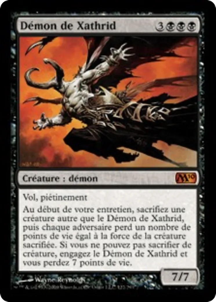 Démon de Xathrid — Magic 2010 — Magic: The Gathering